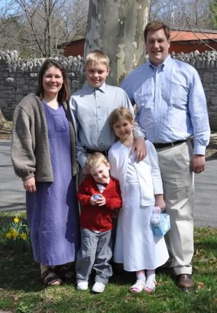 Easter 2010 (Thanks to Gina for taking our picture!)