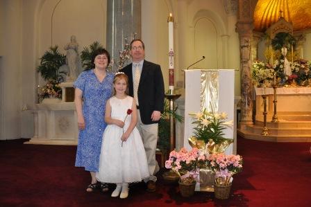With Godparents, Aunt Lisa & Uncle Bob