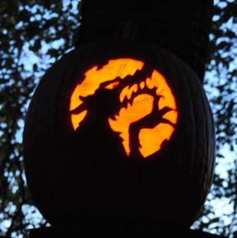 Howling werewolf