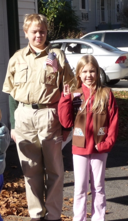 Our Boy Scout and Brownie