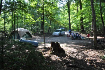 Camp view from the lake