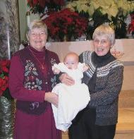 Thomas with Grandmas