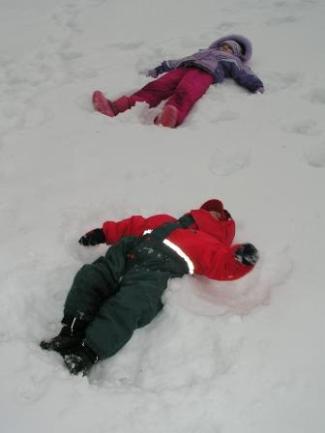 You can never have too many snow angels.