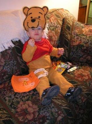This Pooh likes more than Honey...and Jeffery's candy stash