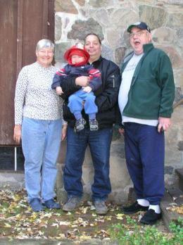 Mom and Dad with Frankie and Thomas