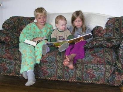 Our reading trio