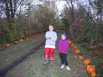 Enjoying this year's Rails to Trails Pumpkin Walk