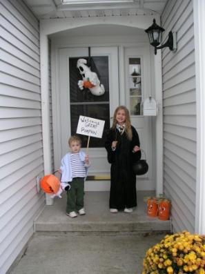 Trick-or-Treating on Stewart Place