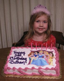 Five princesses for a fifth birthday