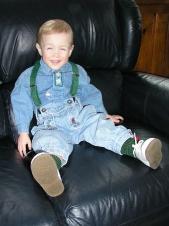 Thomas in Austrian outfit