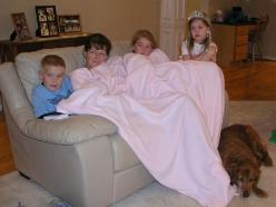 Watching the movie ENCHANTED