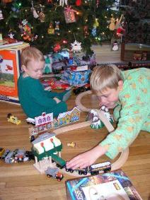 Santa knows just what to leave at the Ouimette house