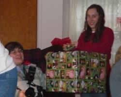 A package for Aunt Lisa and Alexandra