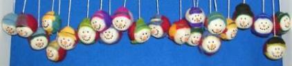 First of the needle-felted ornaments
