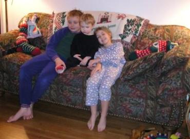 Christmas morning