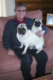 Uncle George with Lola and Sammy
