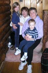 Bethan, Aunt Jackie, Aunt Linda, and Thomas