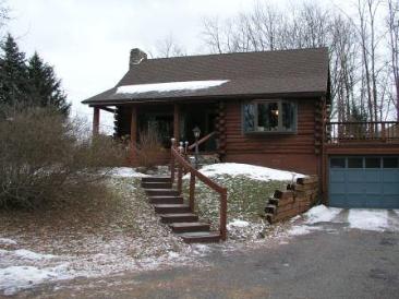 The Dickson's new log home