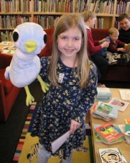 Bethan finds another friend in the library.