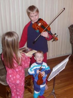 Viola and Violin practice/concert