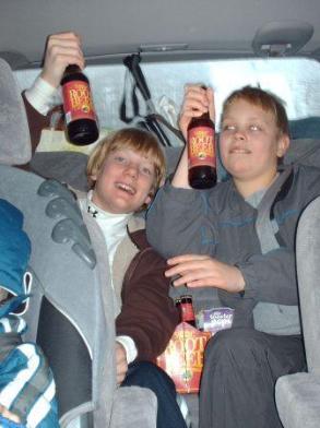 The highlight of Joe's trip...Saranac Root Beer!