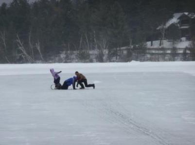 Clear the ice!