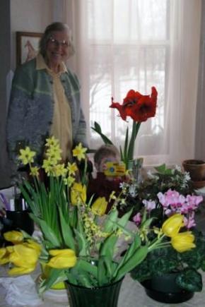 Visiting Maya's indoor garden