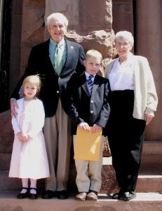Bethan, Grumpy, Jeffery, and Gramma