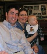 Cousin Rob with Laura and Thomas