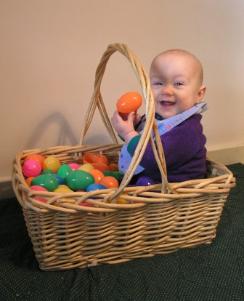 This was Thomas's first Easter 2 years ago!