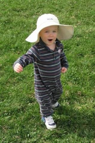 Thomas enjoys the day out