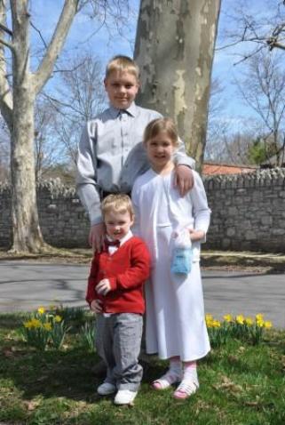 A picture after church.