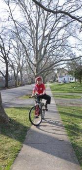 Jeffery ready for another bike ride