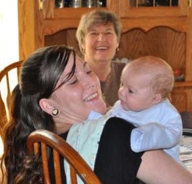 Heather, Grandma (Aunt Linda), and Noah