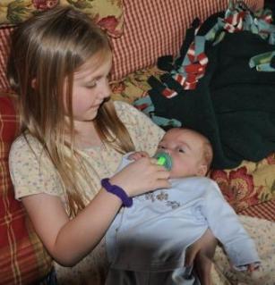 Bethan remembers how the nuk works.
