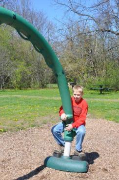 Jeffery down on the modern day See-Saw