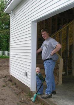 Thomas and Ron check out the spot lights