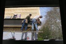 securing the shingles