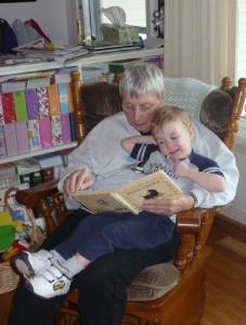 Grammy reads a story before heading to the circus...Bethan afterwards.