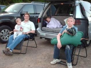 We went to our favorite Drive-in in Perry, NY to see Night at the Museum II