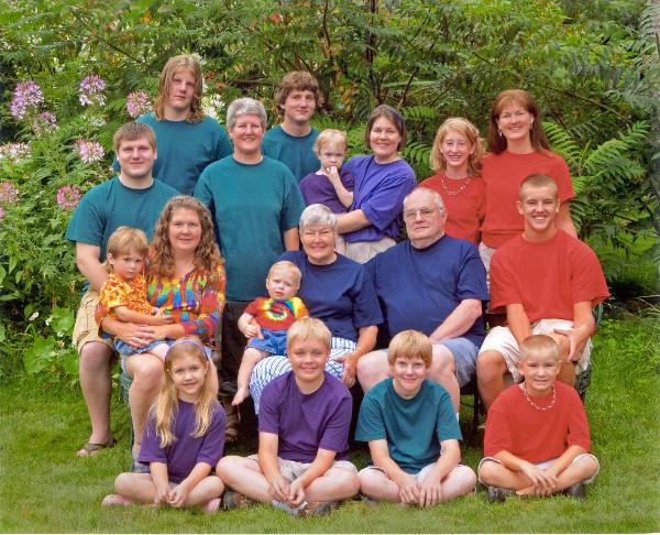 Heidi, George and descendants