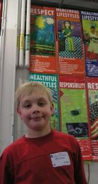 Jeffery after the unveiling below his banner