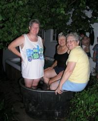The cold tub trio