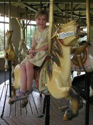 Bethan earns a Carousel Circuit button
