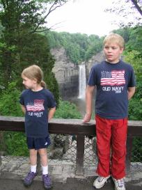 Bethan and Jeffery at the Taughannock Falls overlook