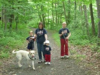 Walking at Robert H Treman SP