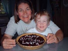 Mom baked me a berry pie before heading to Alaska