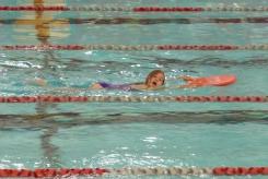 Bethan at swim lessons