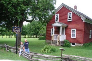 The roadside of the house