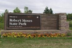 Robert Moses State Park west of Massena, NY - and beach